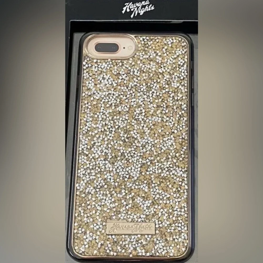 Havana nights gold and silver crystal 2 piece protective case NEW in sealed box